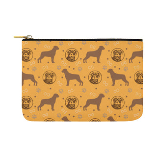 Rottweiler Pattern Carry-All Pouch 12.5x8.5 - TeeAmazing