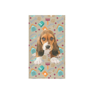 Basset Hound Custom Towel 16"x28" - TeeAmazing