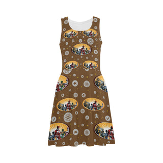 Power Ranger Pattern Atalanta Sundress - TeeAmazing