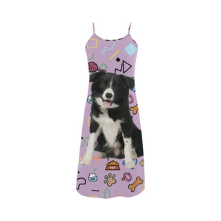 Border Collie Alcestis Slip Dress - TeeAmazing