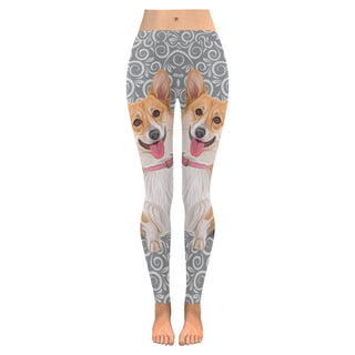 Corgi Lover Low Rise Leggings (Invisible Stitch) (Model L05) - TeeAmazing