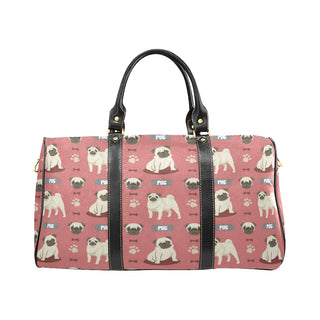 Pug Pattern New Waterproof Travel Bag/Large - TeeAmazing