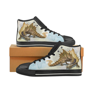 Nefermandias Black High Top Canvas Shoes for Kid - TeeAmazing