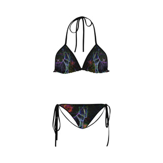 Greyhound Glow Design 3 Custom Bikini Swimsuit - TeeAmazing