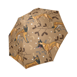 Belgian Malinois Flower Foldable Umbrella - TeeAmazing