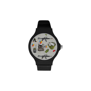 Paintball Unisex Round Plastic Watch - TeeAmazing