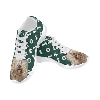 Skye Terrier White Sneakers Size 13-15 for Men - TeeAmazing