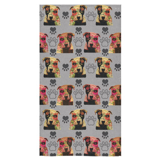 Pit Bull Pop Art Pattern No.1 Bath Towel 30"x56" - TeeAmazing