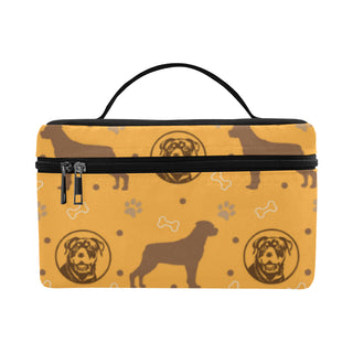 Rottweiler Pattern Cosmetic Bag/Large - TeeAmazing