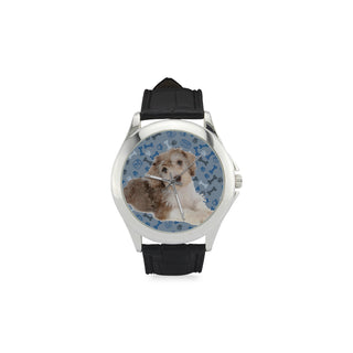 Schnoodle Dog Women's Classic Leather Strap Watch - TeeAmazing