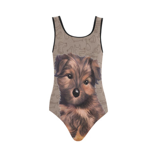 Morkie Dog Vest One Piece Swimsuit - TeeAmazing