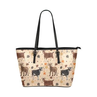 Goat Leather Tote Bag/Small - TeeAmazing