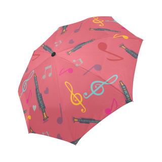 Clarinet Pattern Auto-Foldable Umbrella - TeeAmazing