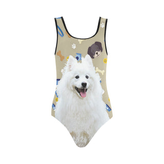 Samoyed Dog Vest One Piece Swimsuit - TeeAmazing