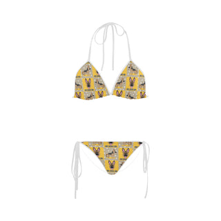 German Shepherd Pattern Custom Bikini Swimsuit - TeeAmazing