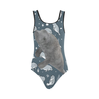 Manatee Vest One Piece Swimsuit - TeeAmazing