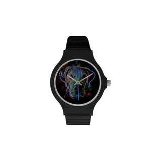 Great Dane Glow Design 3 Unisex Round Plastic Watch - TeeAmazing