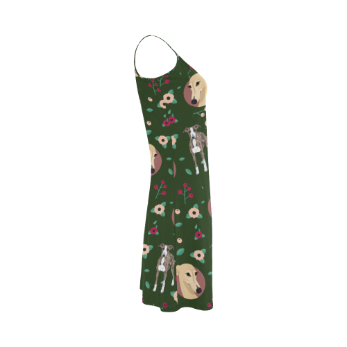 Greyhound Flower Alcestis Slip Dress - TeeAmazing