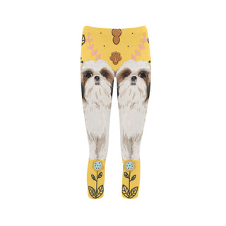 Shih Tzu Dog Capri Legging (Model L02) - TeeAmazing