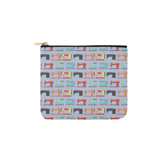 Sewing Machine Pattern Carry-All Pouch 6x5 - TeeAmazing