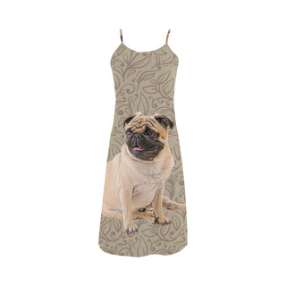 Pug Lover Alcestis Slip Dress - TeeAmazing