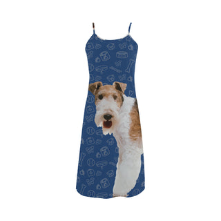 Wire Hair Fox Terrier Dog Alcestis Slip Dress - TeeAmazing