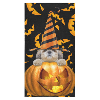 Shih Tzu Halloween Bath Towel 30"x56" - TeeAmazing