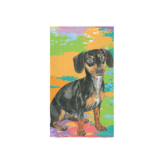 Dachshund Water Colour No.2 Custom Towel 16"x28" - TeeAmazing