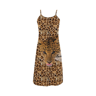 Leopard Alcestis Slip Dress - TeeAmazing