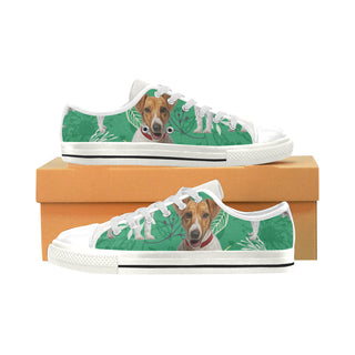 Jack Russell Terrier Lover White Men's Classic Canvas Shoes - TeeAmazing