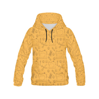 Sewing Machine Pattern V2 All Over Print Hoodie for Men - TeeAmazing