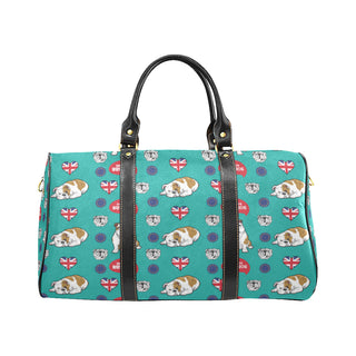 English Bulldog Pattern New Waterproof Travel Bag/Small - TeeAmazing