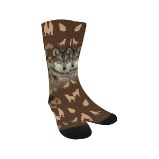 Wolf Lover Trouser Socks - TeeAmazing