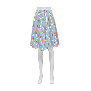 Alaskan Malamute Pattern Athena Women's Short Skirt - TeeAmazing