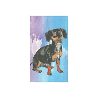 Dachshund Water Colour No.1 Custom Towel 16"x28" - TeeAmazing