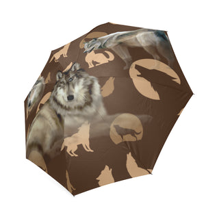 Wolf Lover Foldable Umbrella - TeeAmazing