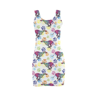 Greyhound Running Pattern No.1 Medea Vest Dress - TeeAmazing