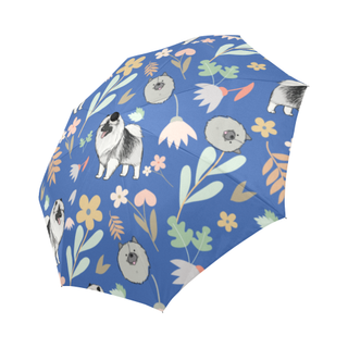 Keeshound Flower Auto-Foldable Umbrella - TeeAmazing