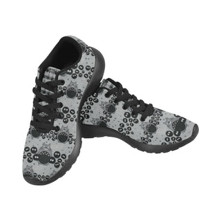 Totoro Pattern Black Sneakers for Men - TeeAmazing
