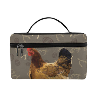 Chicken Footprint Cosmetic Bag/Large - TeeAmazing