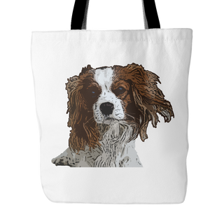 Cavalier King Charles Spaniel Dog Tote Bags - Cavalier King Charles Spaniel Bags - TeeAmazing