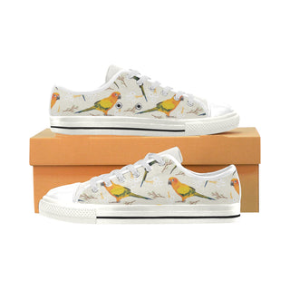 Conures White Men's Classic Canvas Shoes - TeeAmazing