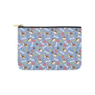 Alaskan Malamute Pattern Carry-All Pouch 9.5x6 - TeeAmazing