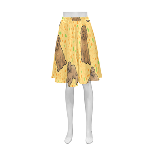 Australian Goldendoodle Flower Athena Women's Short Skirt - TeeAmazing