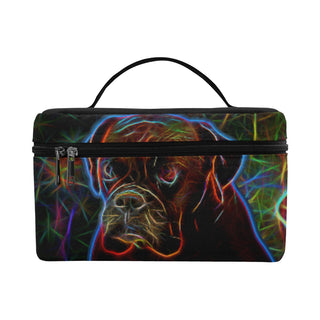 Boxer Glow Design 3 Cosmetic Bag/Large - TeeAmazing