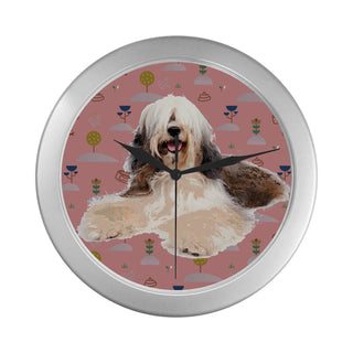 Tibetan Terrier Silver Color Wall Clock - TeeAmazing