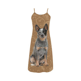 Australian Cattle Dog Lover Alcestis Slip Dress - TeeAmazing
