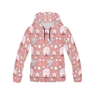 Elephant Pattern All Over Print Hoodie for Men - TeeAmazing