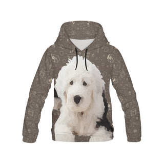 Old English Sheepdog Dog All Over Print Hoodie for Women - TeeAmazing