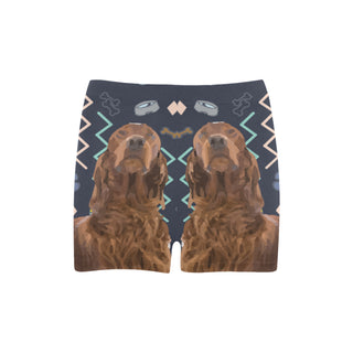 Irish Setter Dog Briseis Skinny Shorts (Model L04) - TeeAmazing